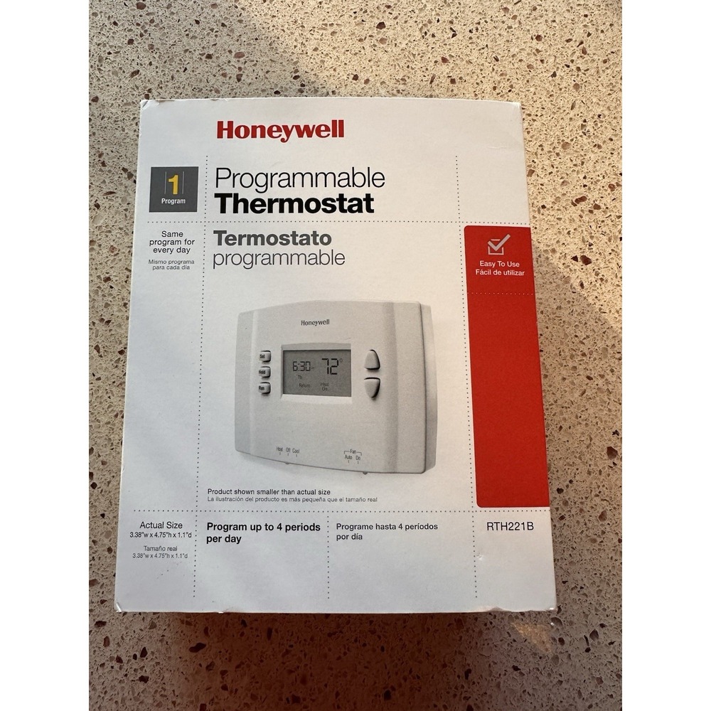 Honeywell 1-Week Programmable Thermostat (RTHL221B) - New in Box